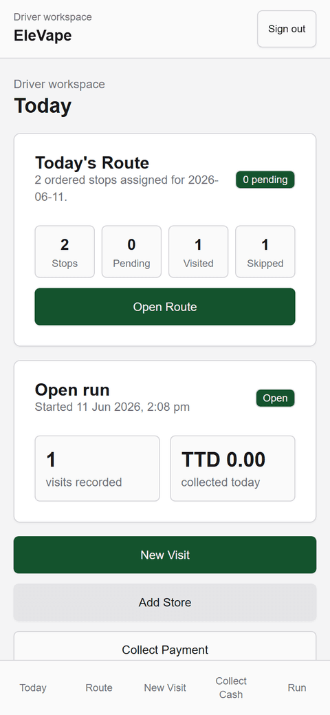 EleVape mobile screenshot